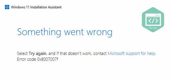 [SOLVED] Windows 11 Update Error Code 0x8007007f – Techzone Online